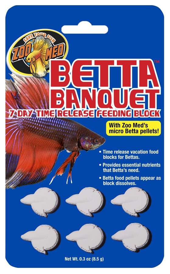 Betta Banquet 7 Day Release Feeding Block Zoo Med Laboratories Inc
