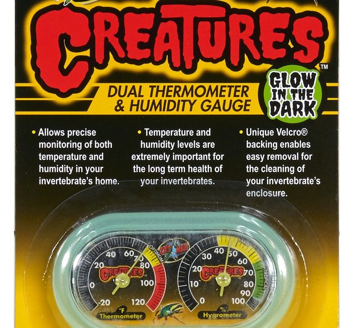 Creatures™ Dual Thermometer & Humidity Gauge