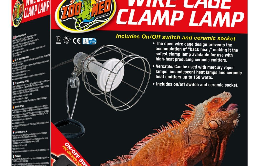 Wire Cage Clamp Lamp