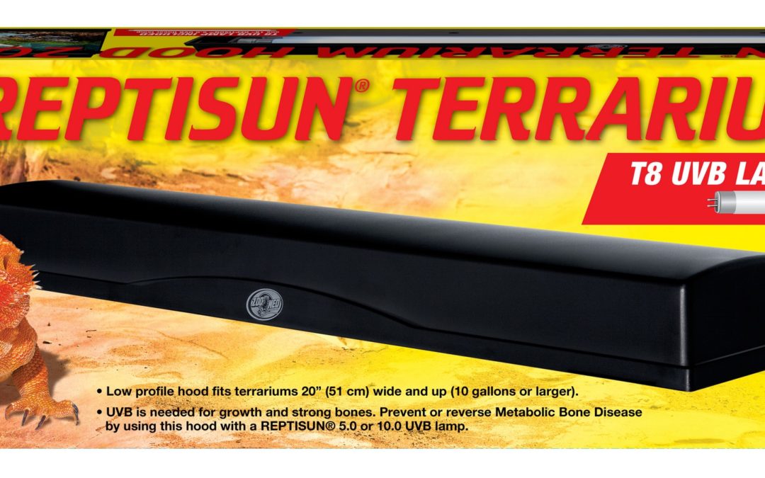 T8 ReptiSun&reg; Terrarium Hood w/ included T8 Lamp