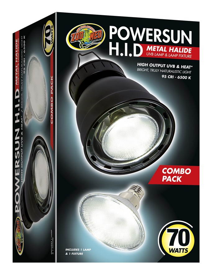 Zoo Med PowerSun H.I.D Metal Halide UVB Lamp & Lamp Fixture