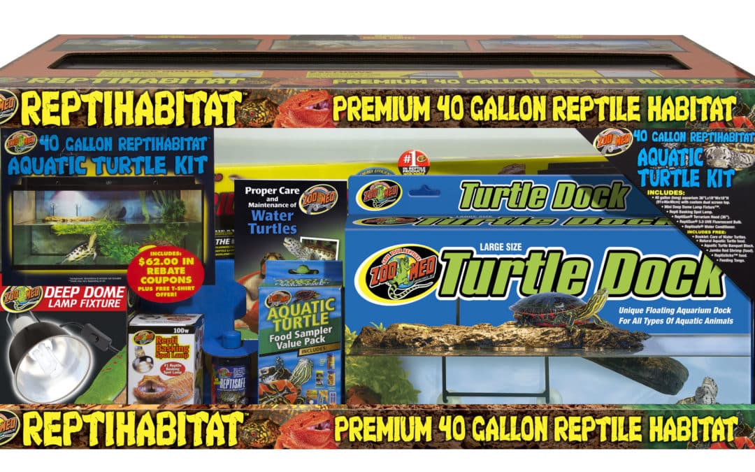 40 Gallon ReptiHabitat&trade; Aquatic Turtle Kit