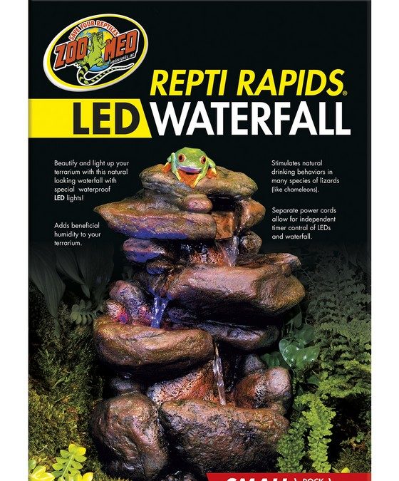 Repti Rapids® LED Waterfall – Small Rock