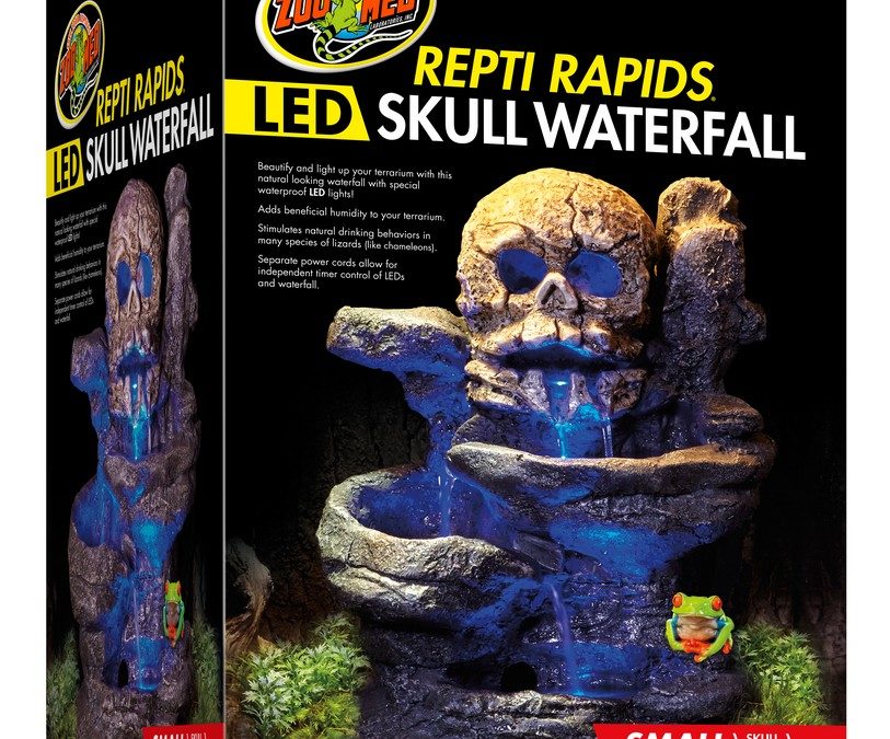 Repti Rapids® LED Waterfall – Small Skull