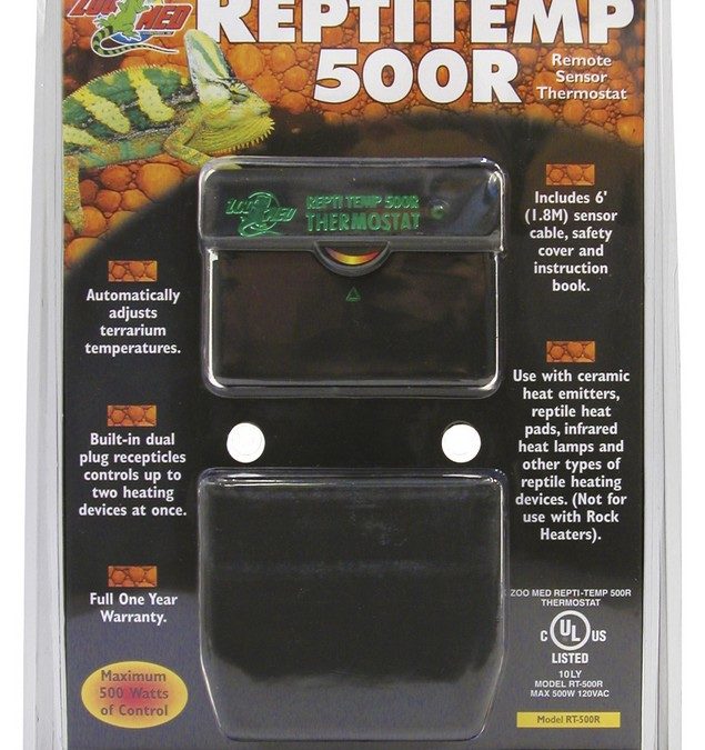ReptiTemp&reg; 500R Remote Sensor Thermostat