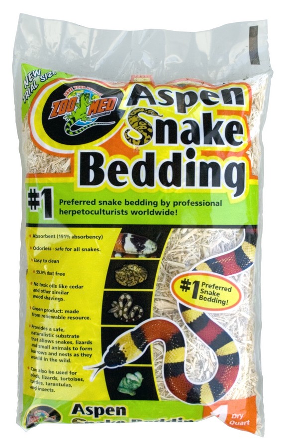 Zoo Med Aspen Snake Bedding 24 Dry Quarts 