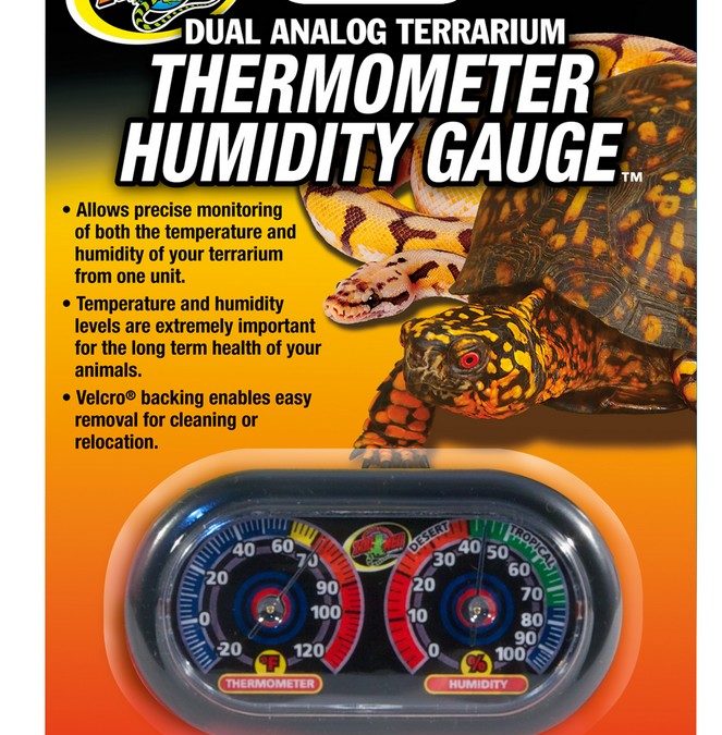 Dual Analog Terrarium Thermometer/Humidity Gauge&trade;
